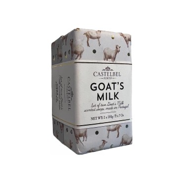 Castelbel Bars 2 units (7oz) - Goat's Milk Scented Soap