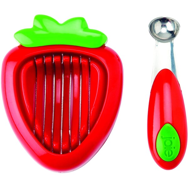 Joie Strawberry Huller and Slicer, Red