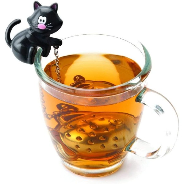 Tea Infuser, Loose Leaf Tea Strainer and Herbal Infusion Tool, Fun Kitchen Gadget, Stainless Steel