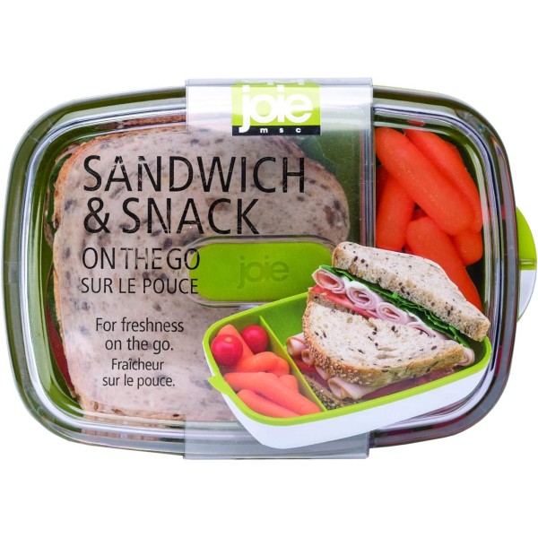 MSC International Joie Sandwich and Snack Container, Assorted Colors