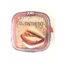 Sandwich on the go container
