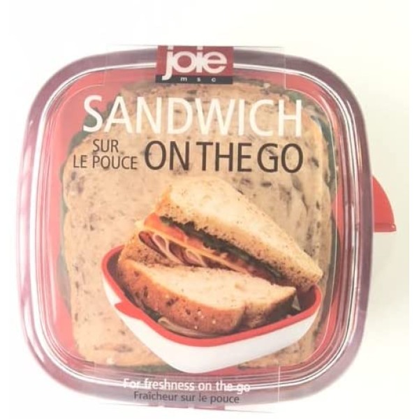 Sandwich on the go container