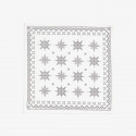 Natural Linen Napkins - Set of 6 Cloth Napkins with Hemstitch Detail - Hand Crafted.