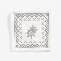 Natural Linen Napkins - Set of 6 Cloth Napkins with Hemstitch Detail - Hand Crafted.