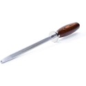 Honing Steel for All Kitchen Knives Daily Sharpening Maintenance - High Carbon German Stainless Steel with Pakkawood Handle - 9-inch 