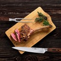  9" Carving Knife & 7" Fork - Professional 2 Pcs Meat Carving Knife Set